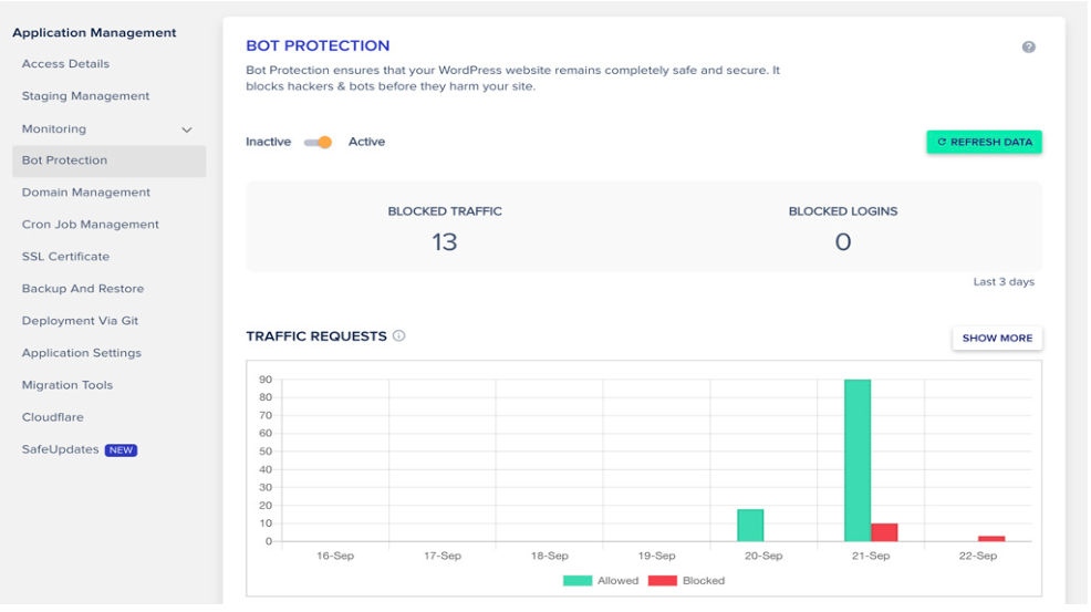 BOT PROTECTION CLOUDWAYS
