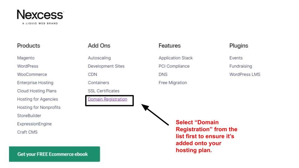Creating new account domain registration