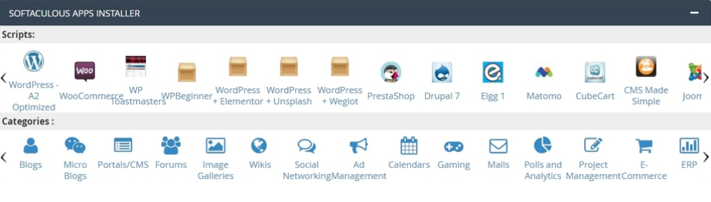Softaculous-app-installer-a2 hosting