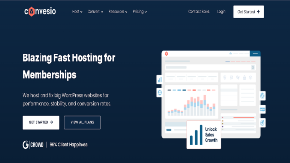 convesio home page template
