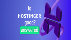 Hostinger review home page
