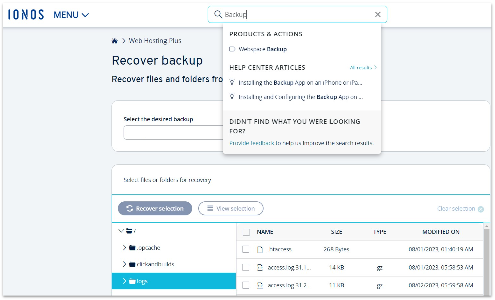 Automatic Daily Backups
