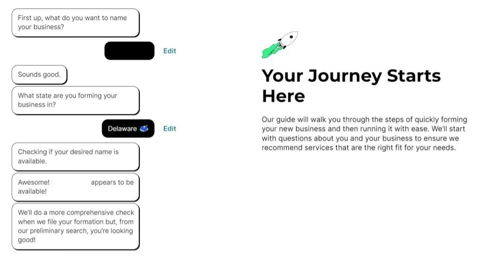 Automatic Name Availability Check
