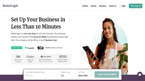 Betterlegal home page featured image