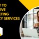 Secret to Effective Marketing Agency Services