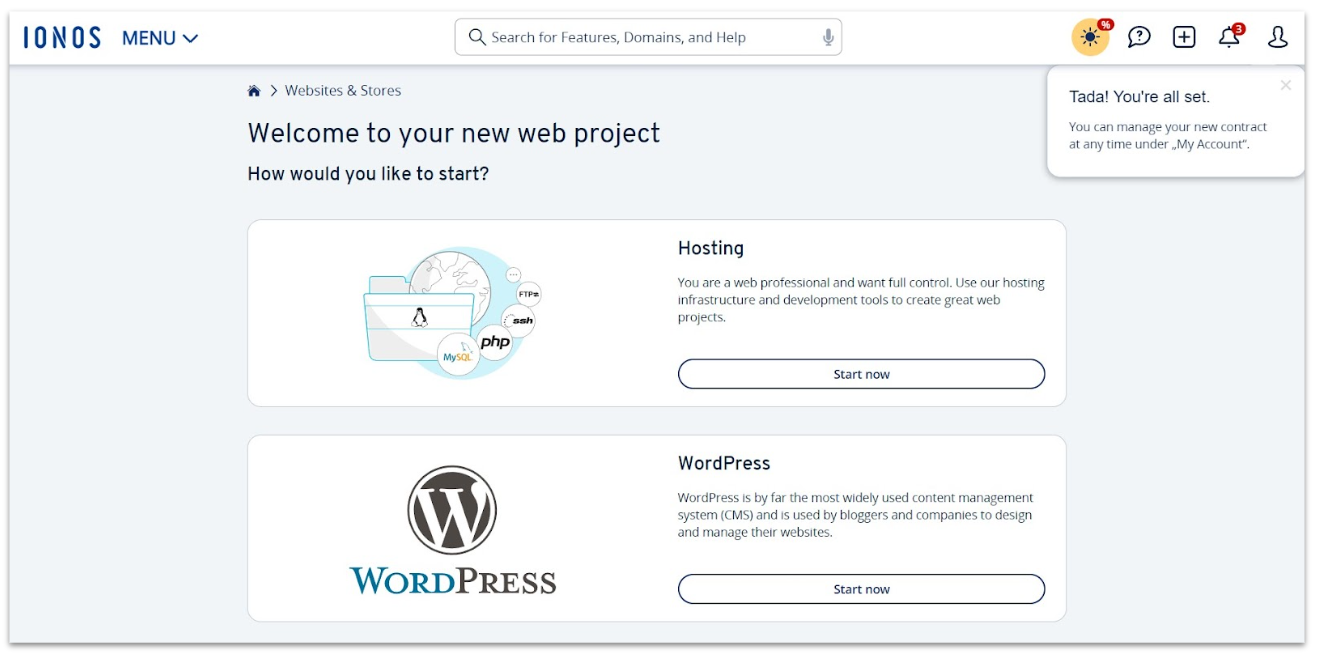 Connecting a Domain and Installing WordPress