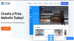 Site123 home page logo