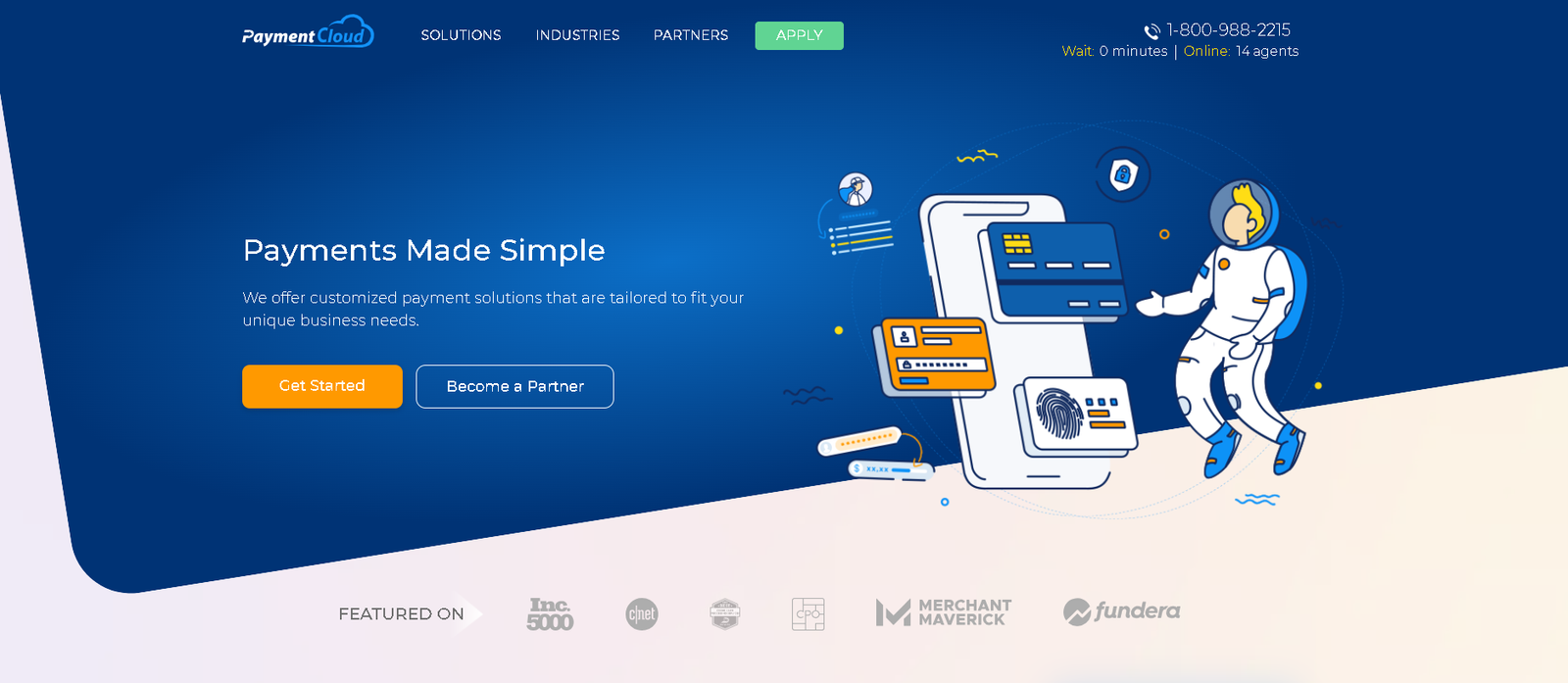 Paymentcloud review home page