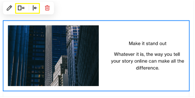 Quickly change layout and text alignment