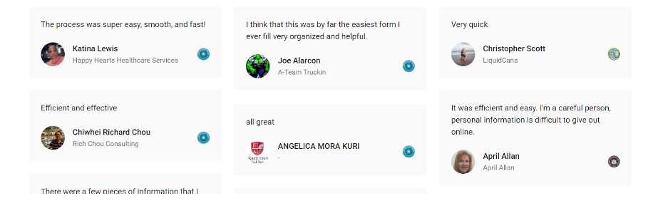 Review form user