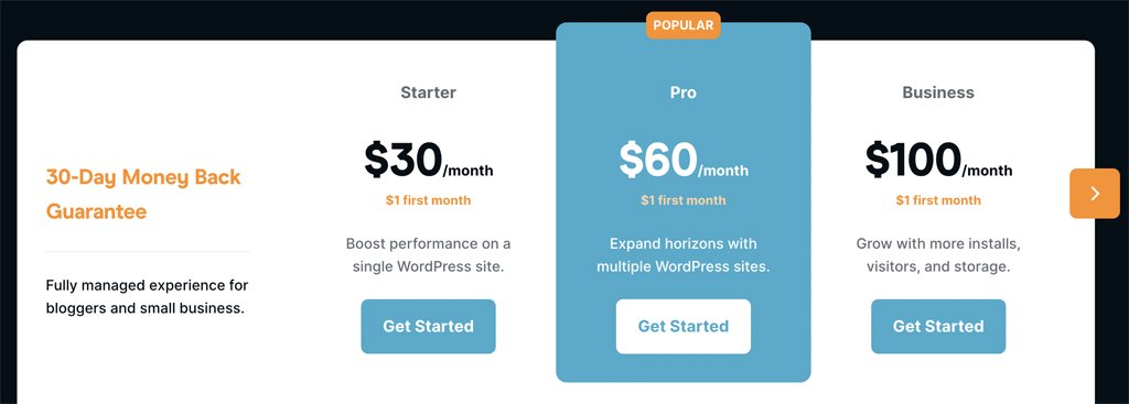 Rocket.net Hosting Plans
