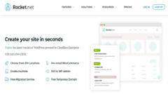 Rocket net home page