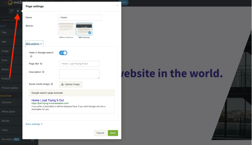 SEO WEBADOR