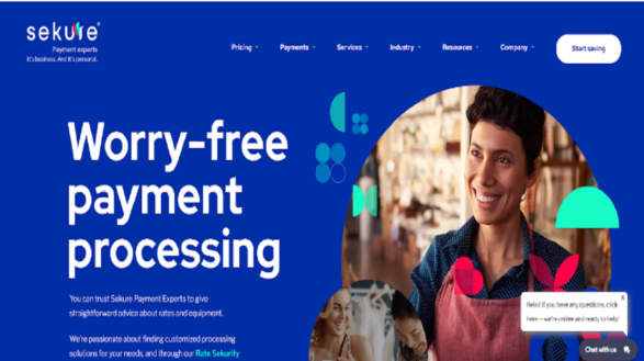 Sekure Payment experts home page featured image