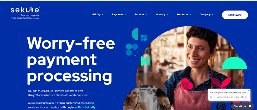 Sekure Payment experts home page