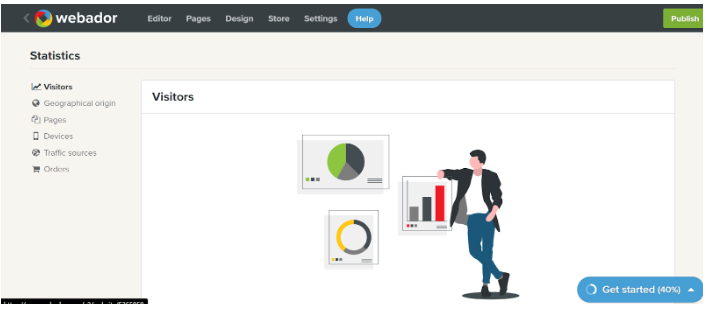 Webador Control Panel