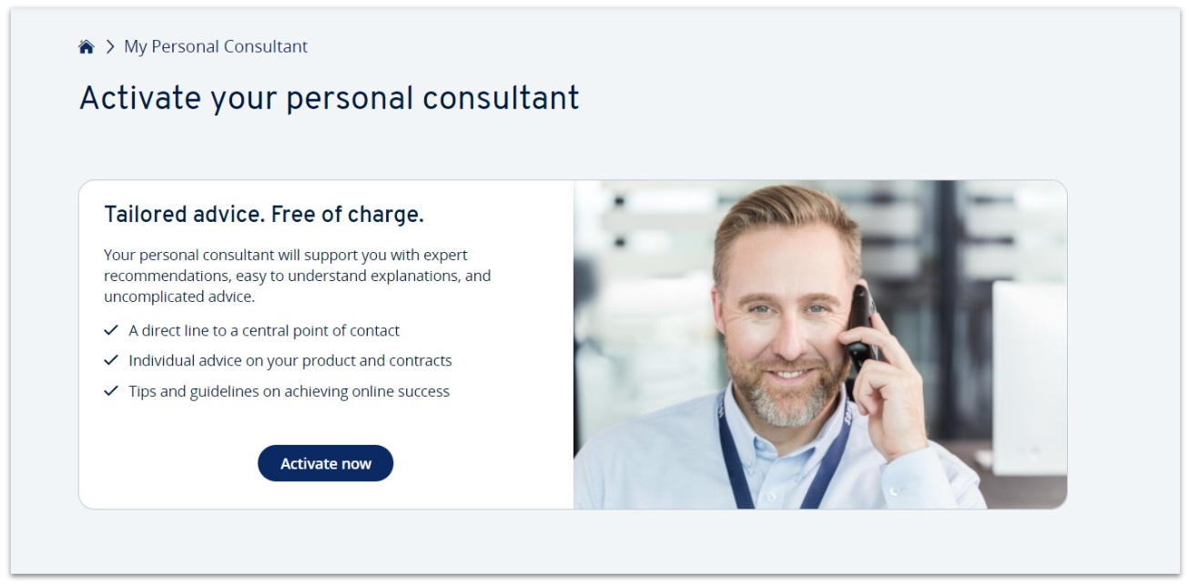 activate your persona consultant
