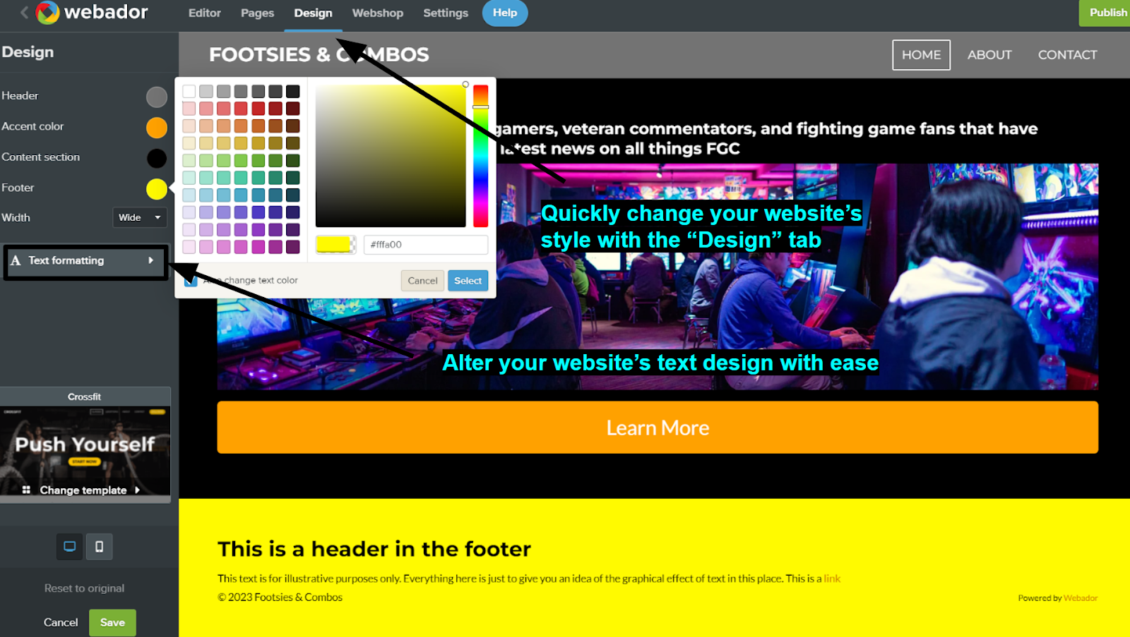 design and customization