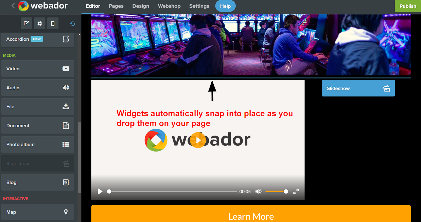 design and customization webador2