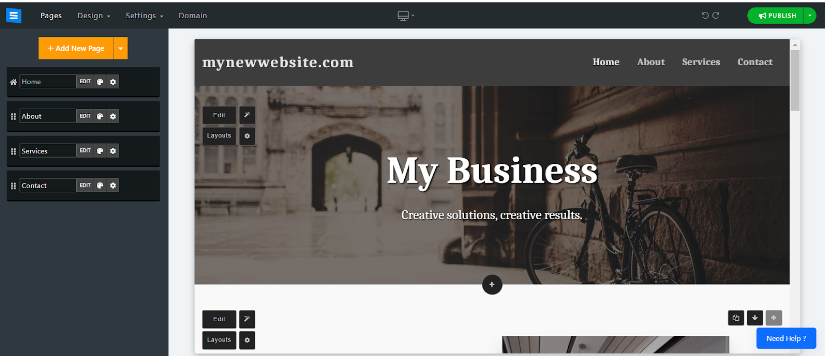 preview of website demo