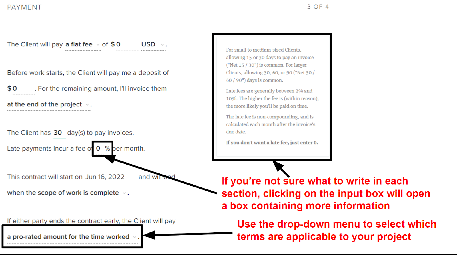 Contract Builder and Templates