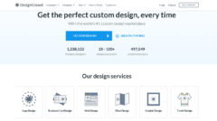 DesignCrowd home page