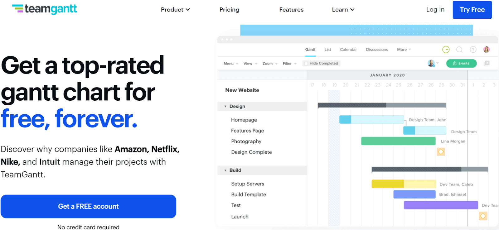 Great for Gantt Charts, Ok for Project Management