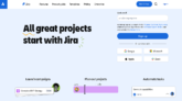 Jira home page
