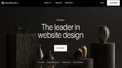 Squarespace home page