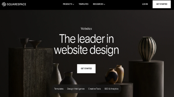 Squarespace home page