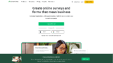 SurveyMonkey home page