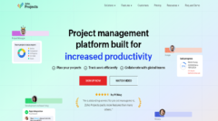 Zoho Projects home page featured image