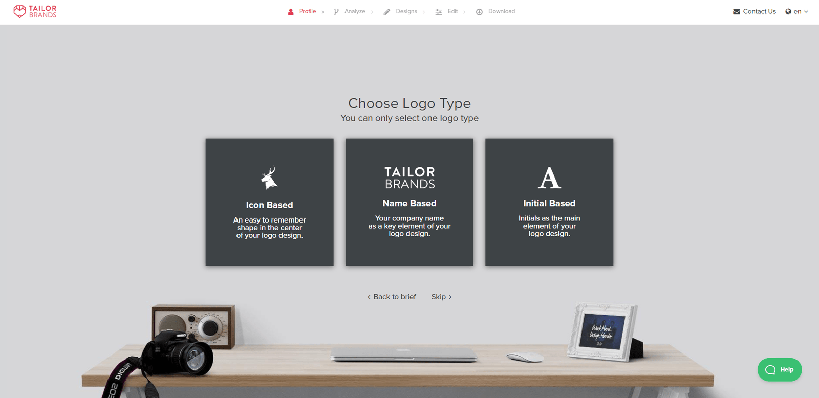 choose logo type