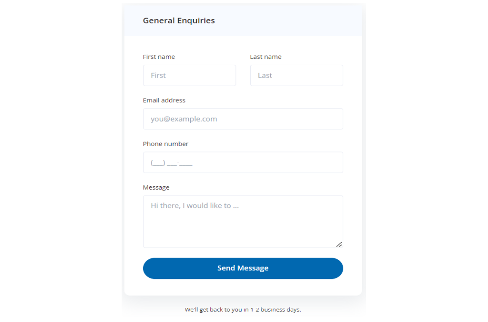 CONTACT FORM