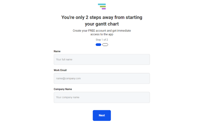 create a account