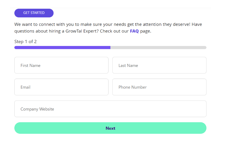 create a account