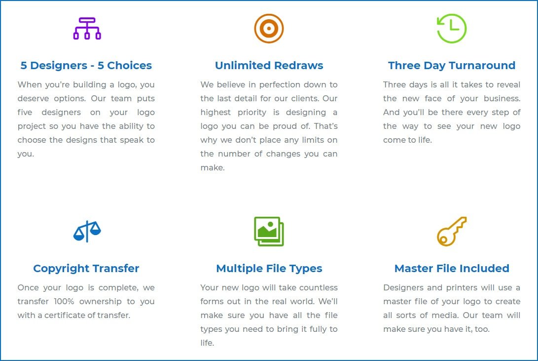 featured the logo company
