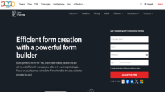 zoho forms home page -