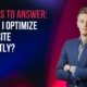 How can I optimize my website