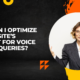 How can I optimize my website