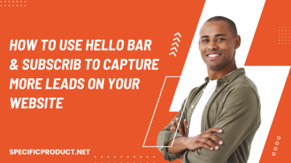 Hello Bar & Subscrib