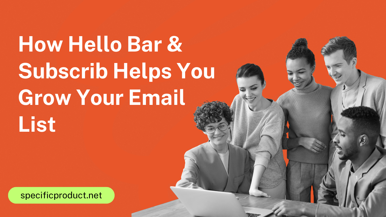 Hello Bar & Subscrib