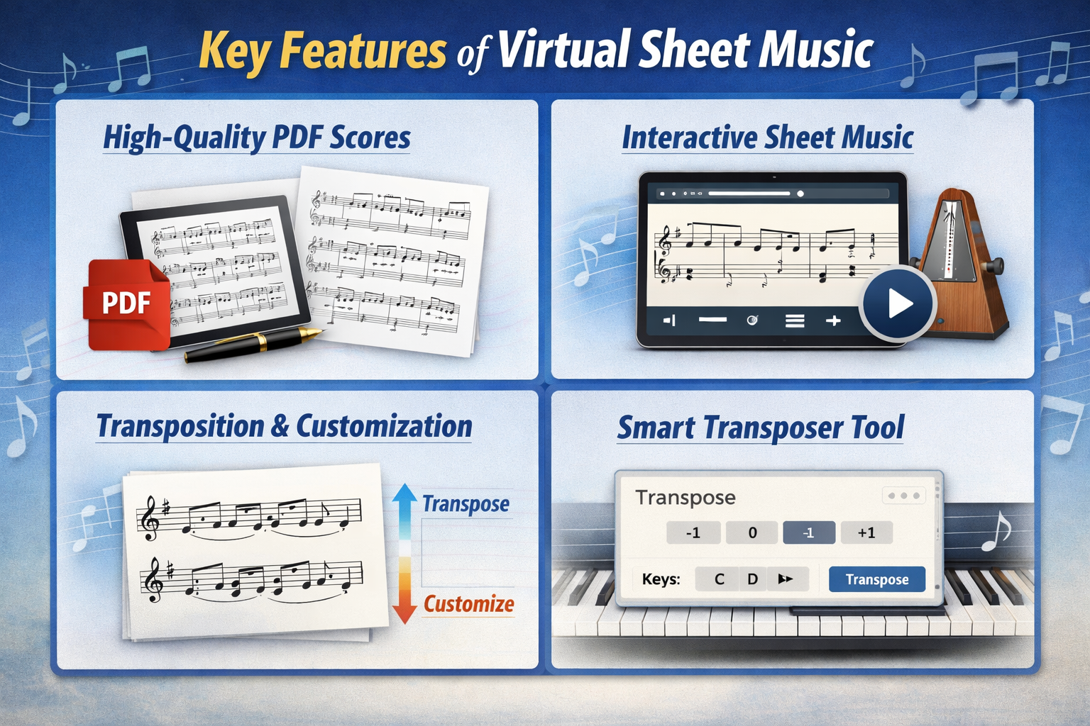 Virtual Sheet Music